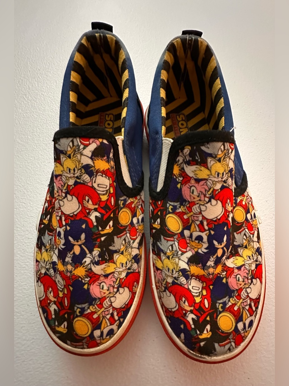 Kids Slip-On Sonic Sneakers‎ - Multicolor